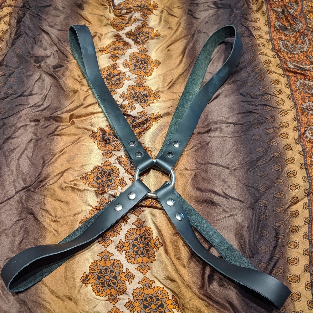 Leather Chest Harness Belt